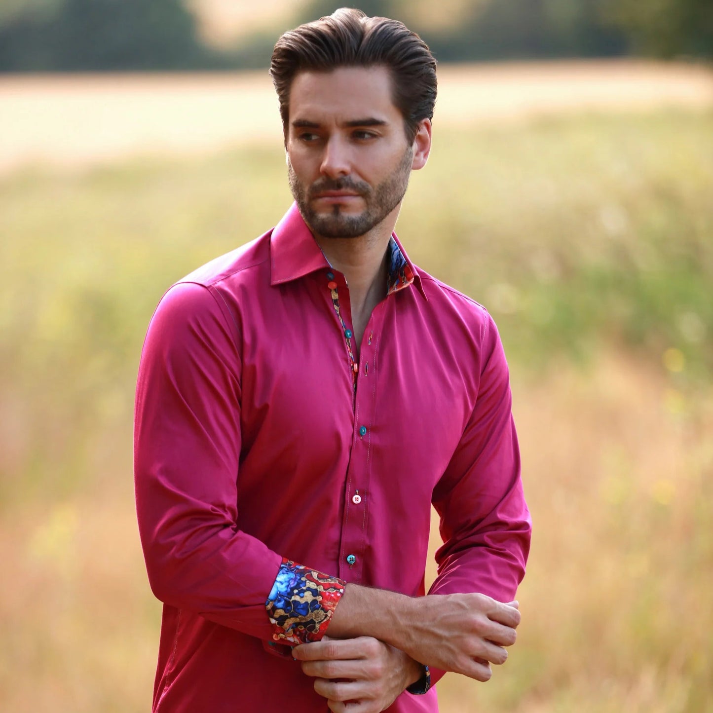 Classic Signature Plain Fuschia Shirt - CP6969