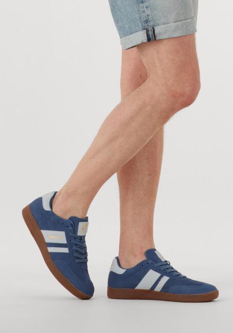 Bomber Low Vitello/suede Azzurro/Bianco