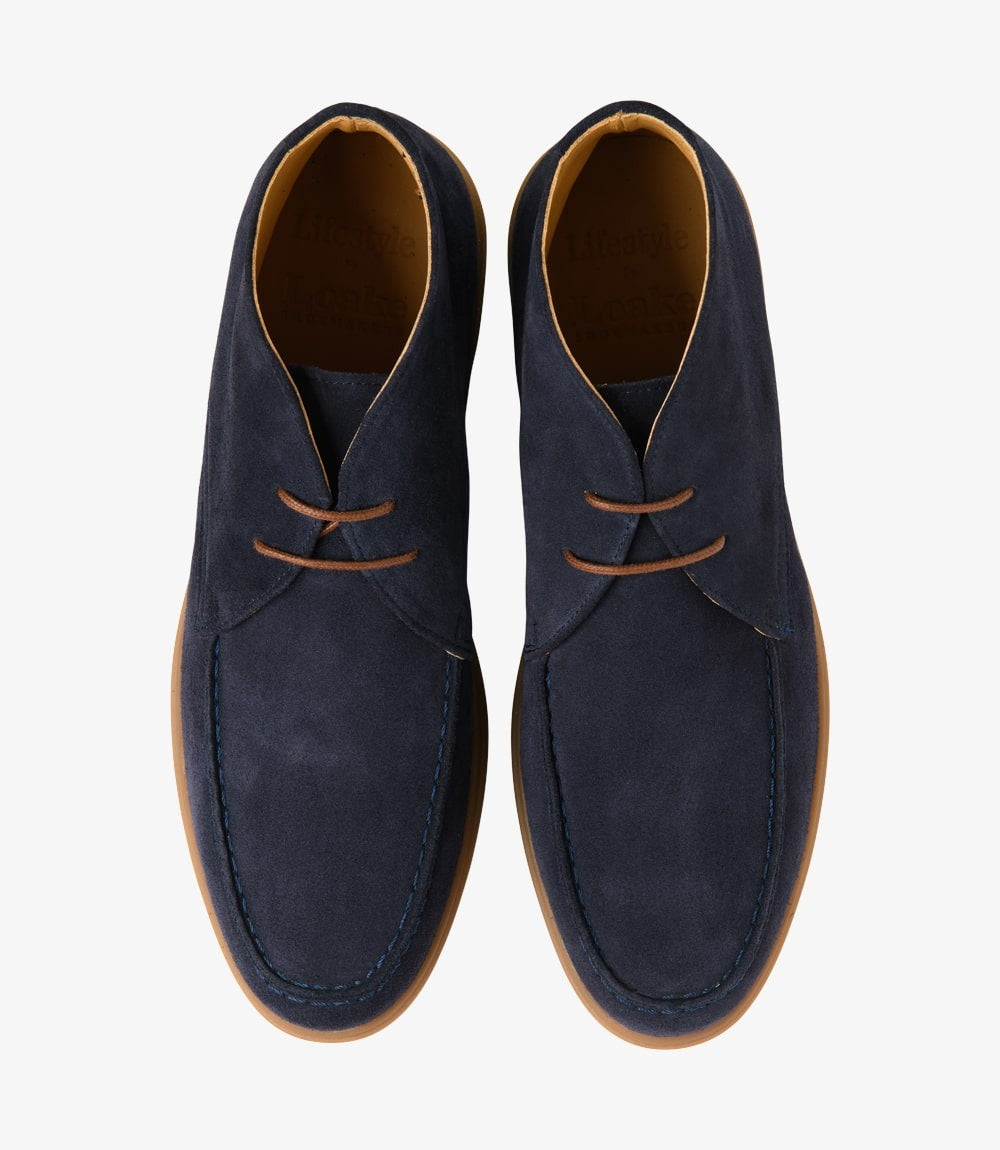 Amalfi Navy Suede