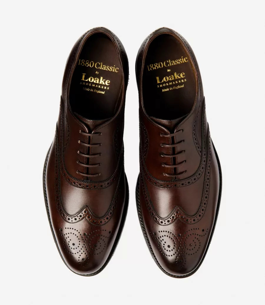 Castlegate Dark Brown Brogue