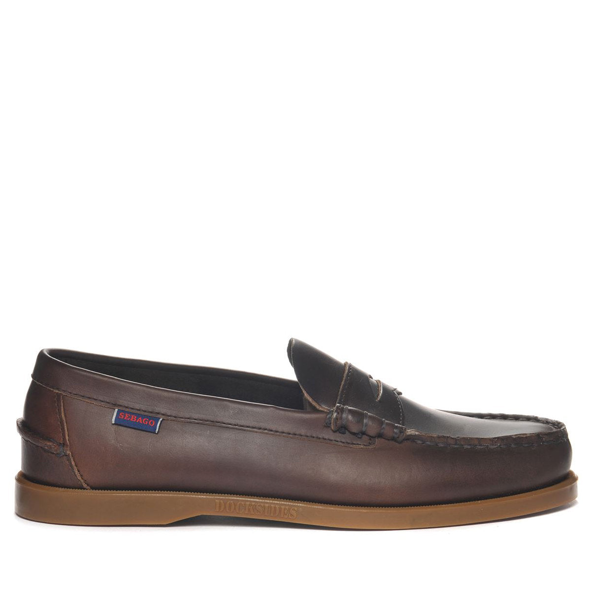 Dolphin Waxed Leather Penny Moccasin