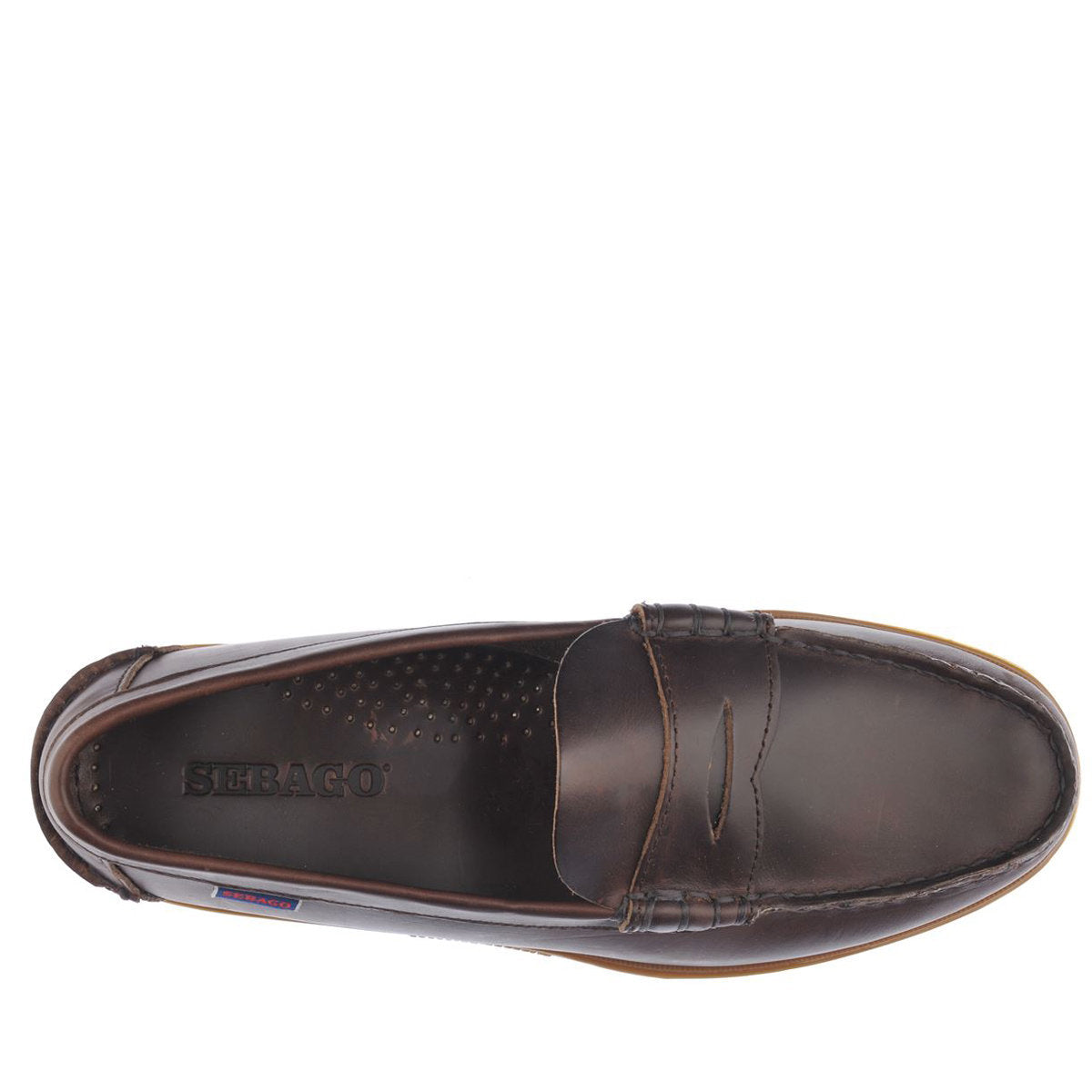 Dolphin Waxed Leather Penny Moccasin