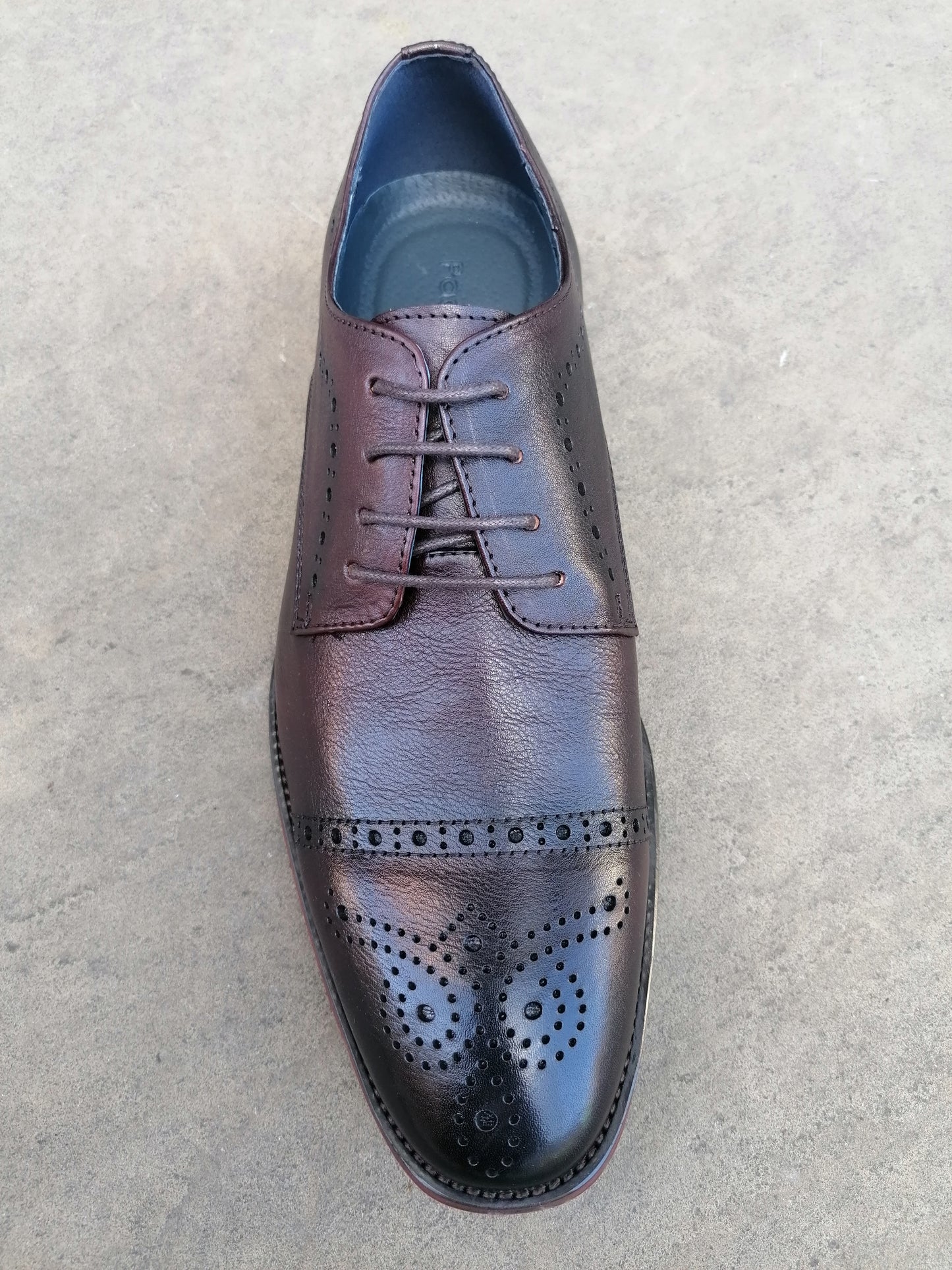 Paolo Vandini Templeton Toe Cap Coffee Brogue.