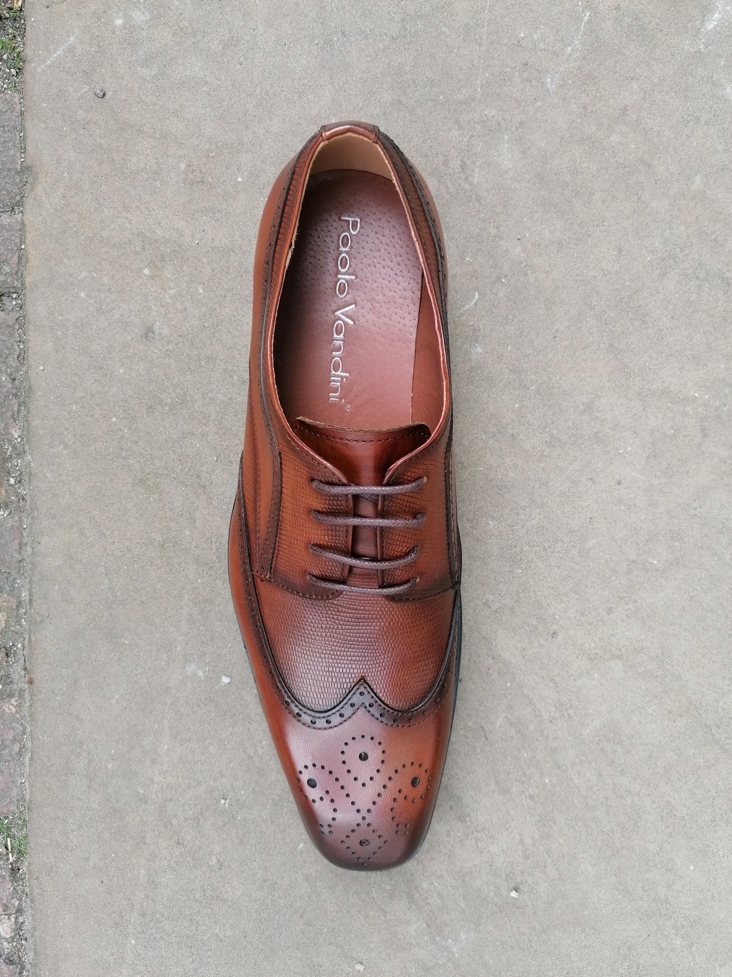 Paolo Vandini Revere Dark Tan Shoe
