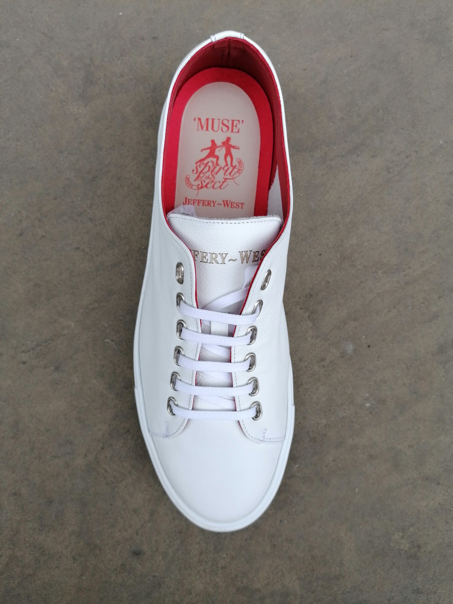 Jeffery West Muse Bounder Chage Madras White Sneaker