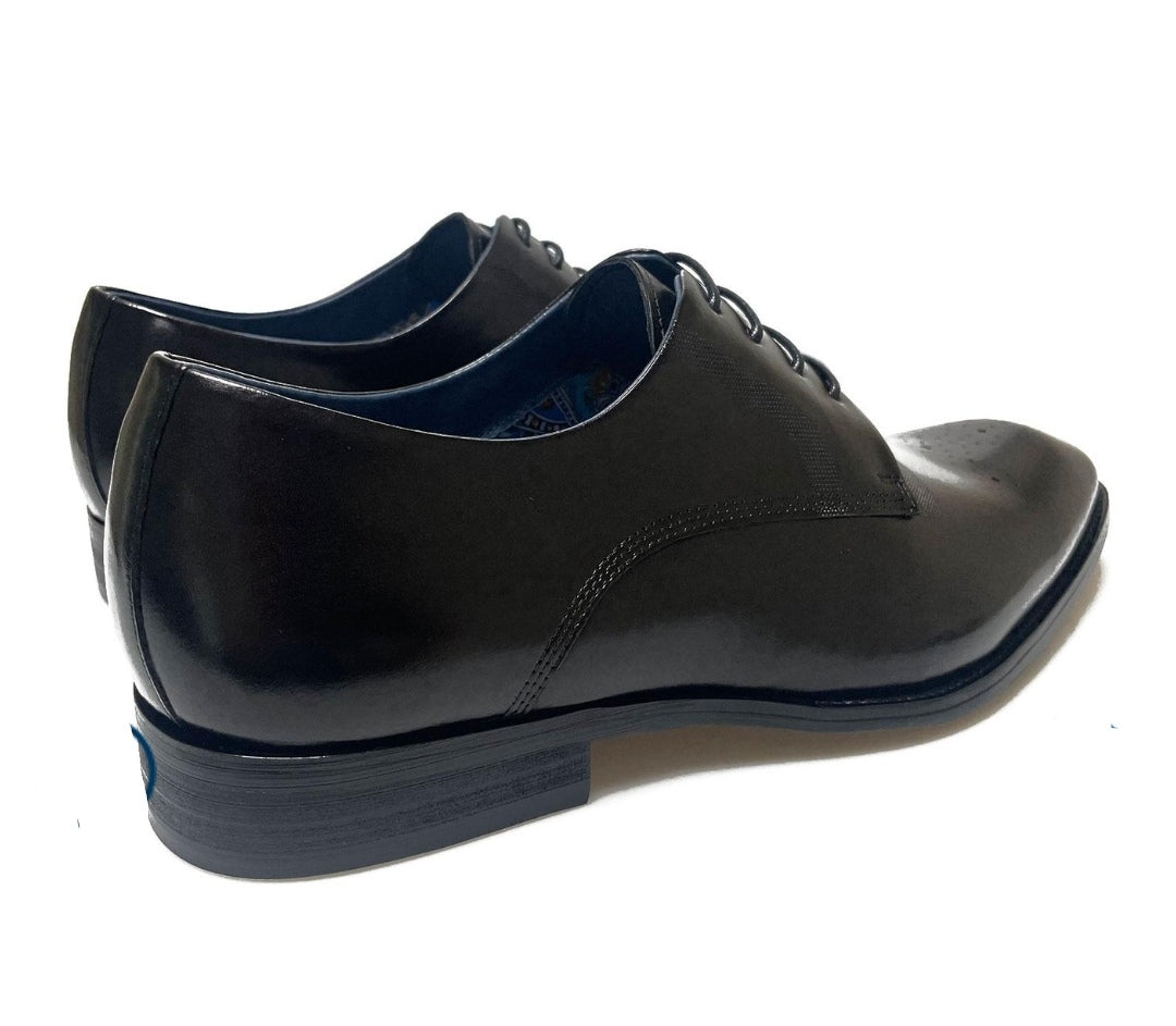 Paolo Vandini Eton Toe Design Black Shoe