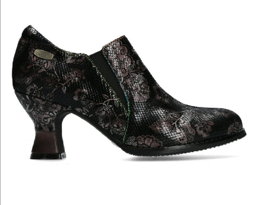 Laura Vita Gicgaso 02 Choco Chocolate Shoe Boot Mid Heel. Only size 5 left.