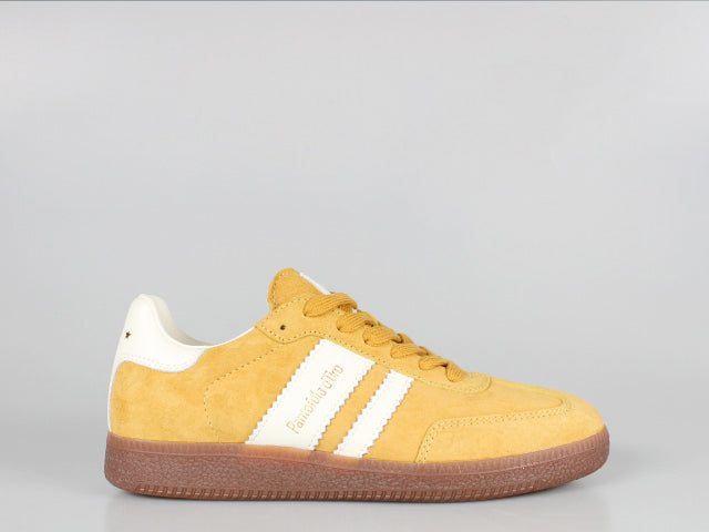 Bomber Low Vitello/suede Giallo/Bianco