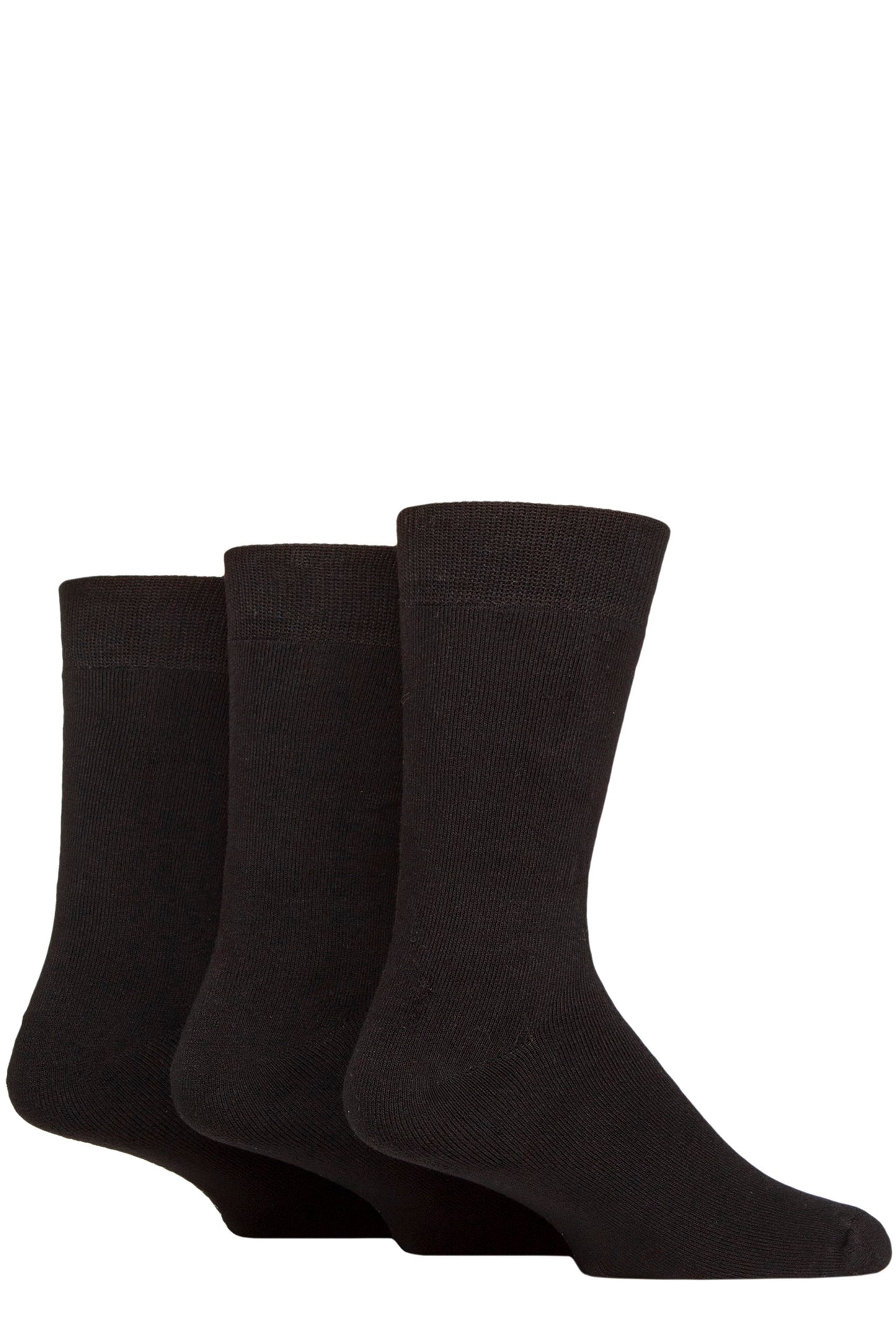 Glenmuir 1891 Bamboo Leisure Socks, Black.