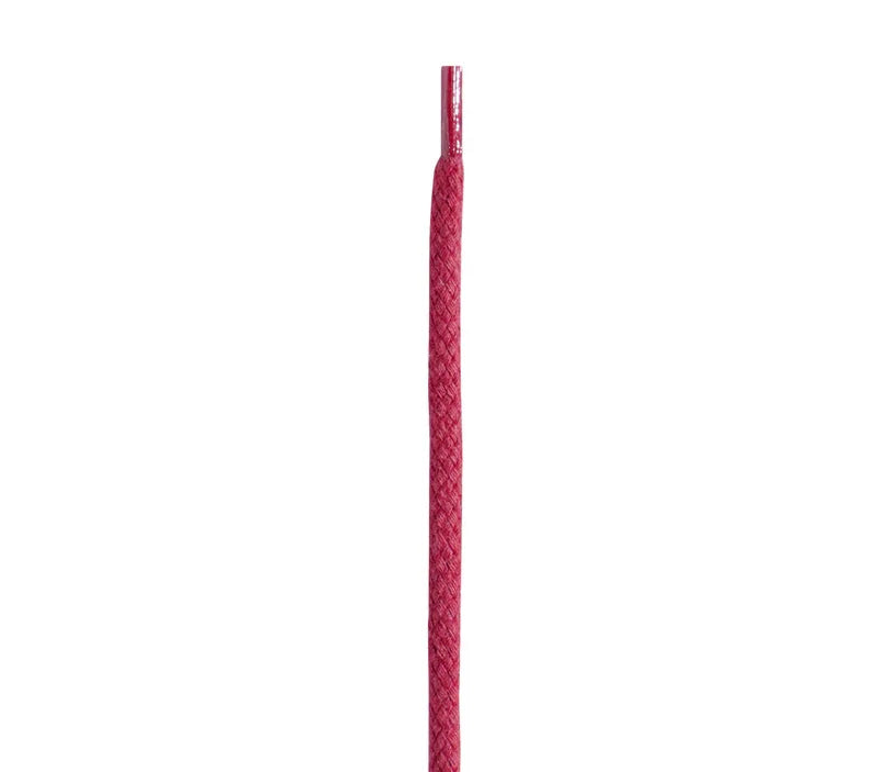 Saphir Red - Red Berry Rouge 100% Cotton Round Laces 90 cm 5-6 holes