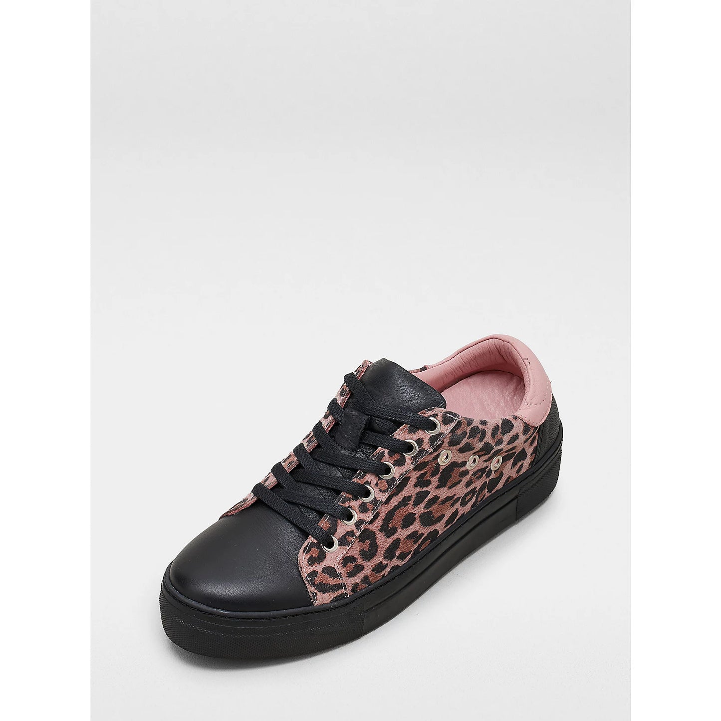 Adesso Jax Pink Leopard Leather Trainer