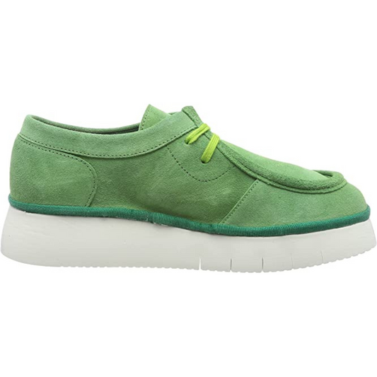 Fly London Ceza437Fly Lime Green Suede Lace Up shoe. Only sizes 4 and 5 left.