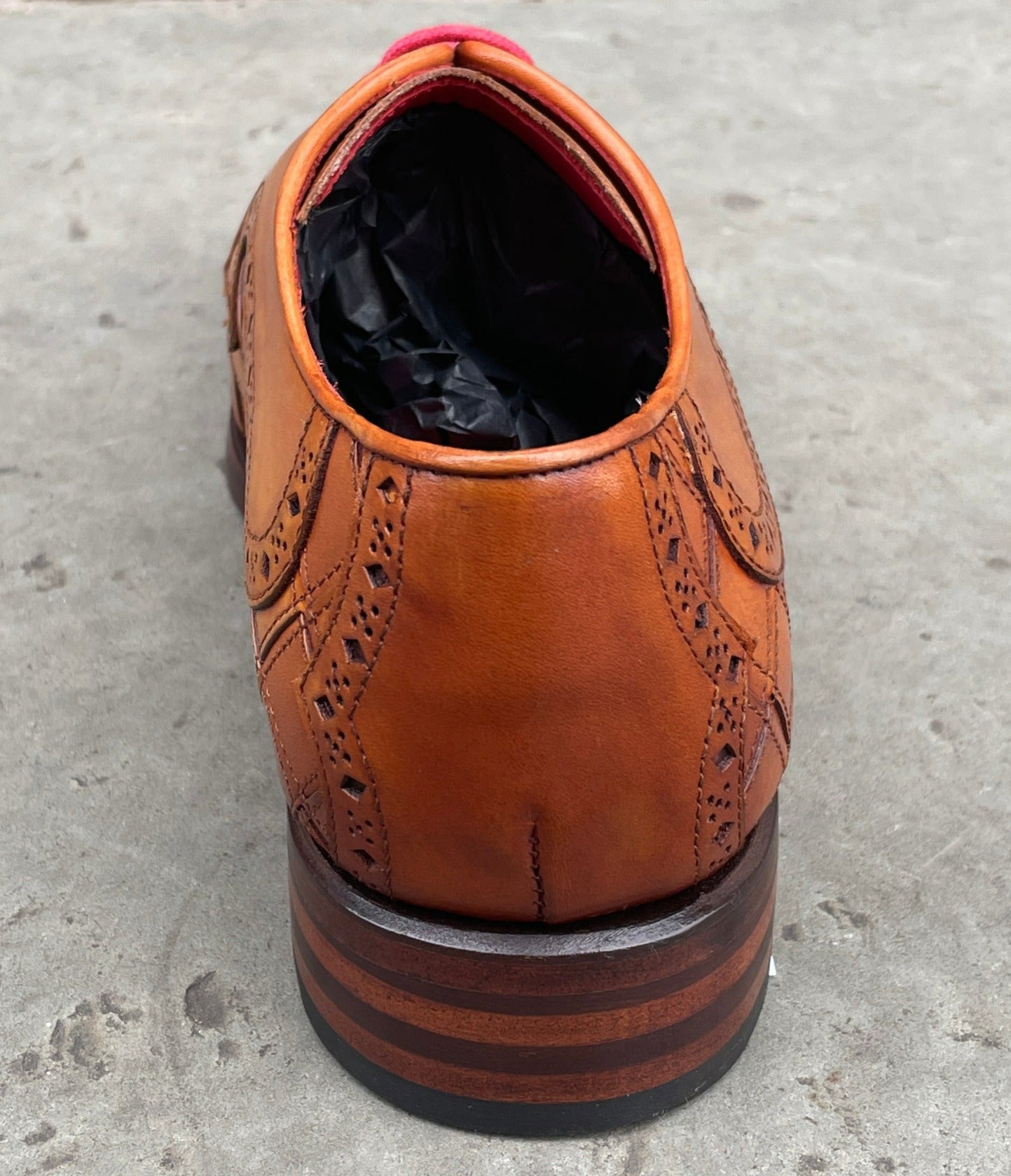 Jeffery West Theoden "Page" Burnish Leather Caramel