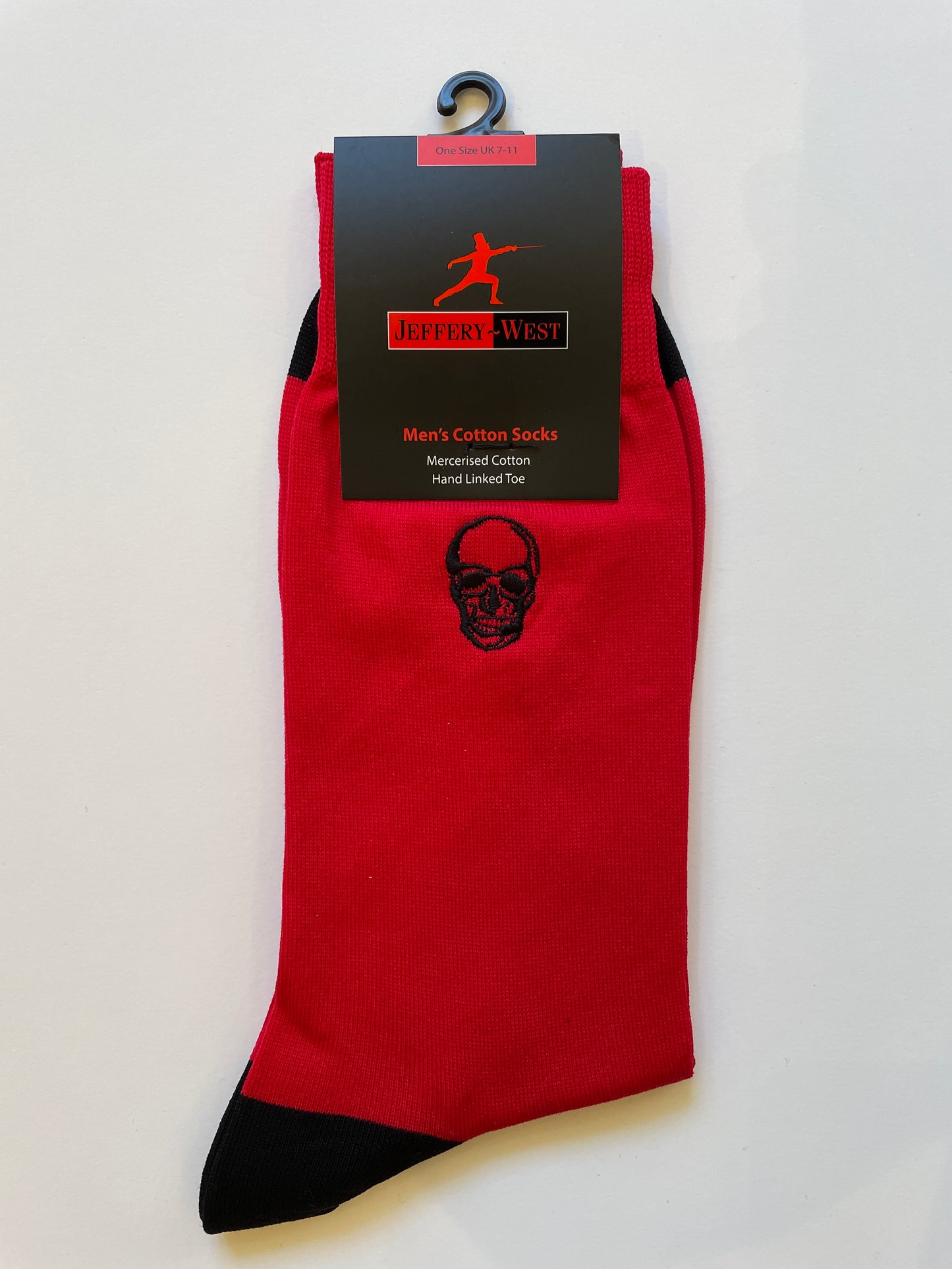 Jeffery West Skull Socks
