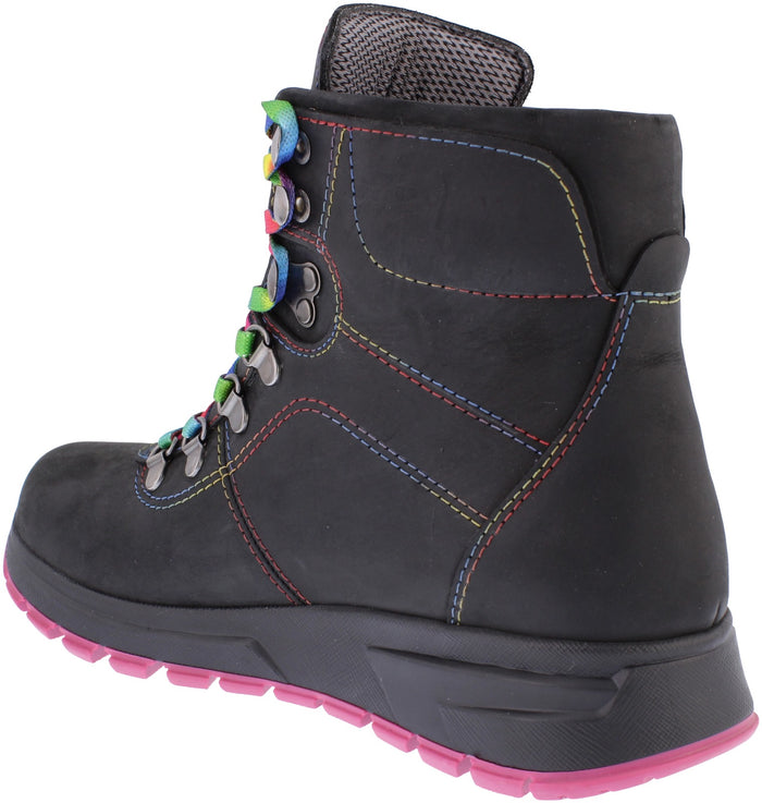 Adesso Avera Black Waterproof Walking Boots Only size 3 and 4 left