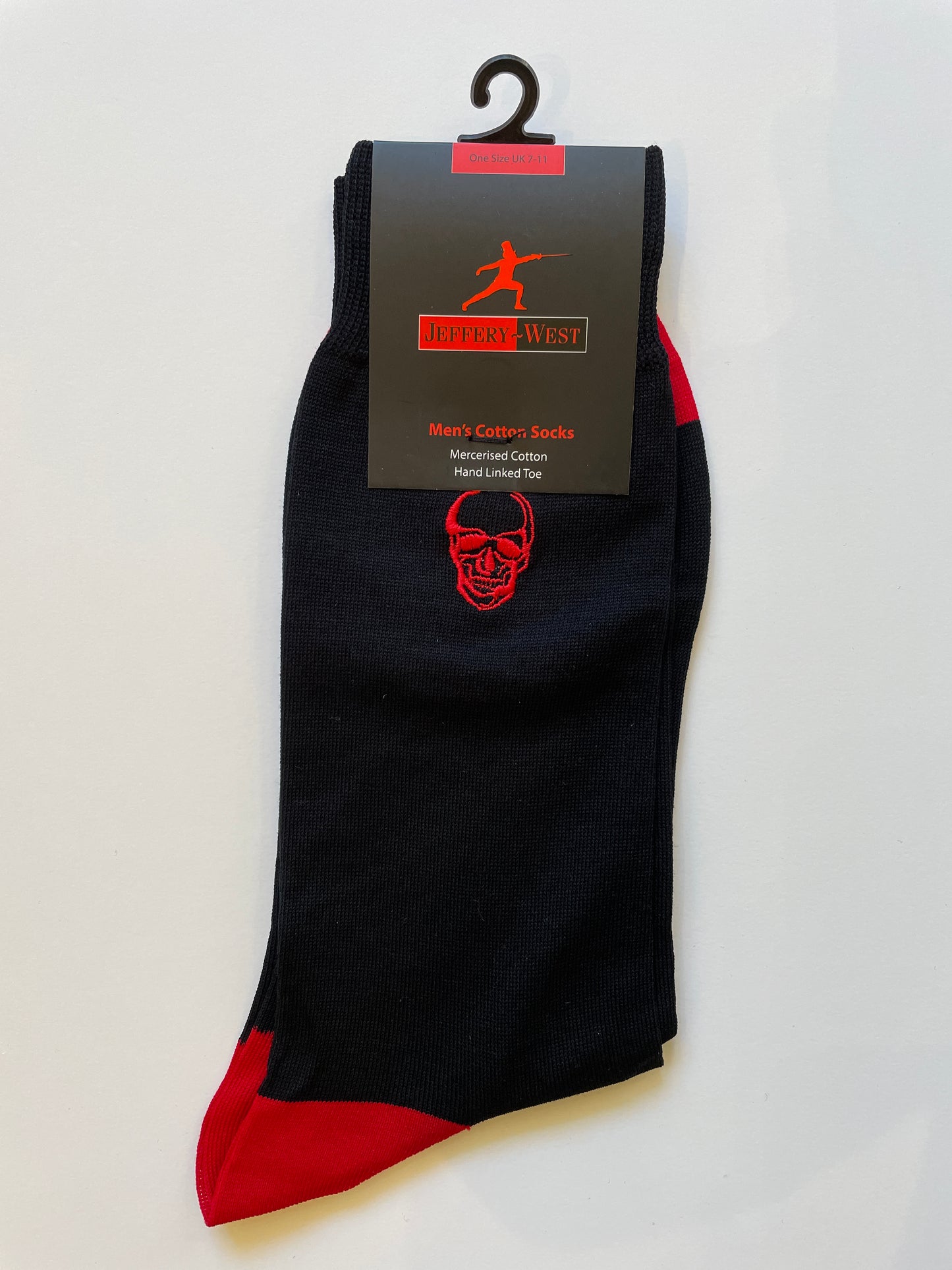 Jeffery West Skull Socks