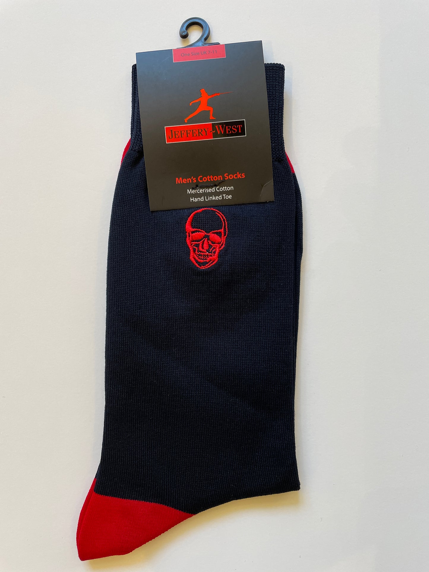 Jeffery West Skull Socks