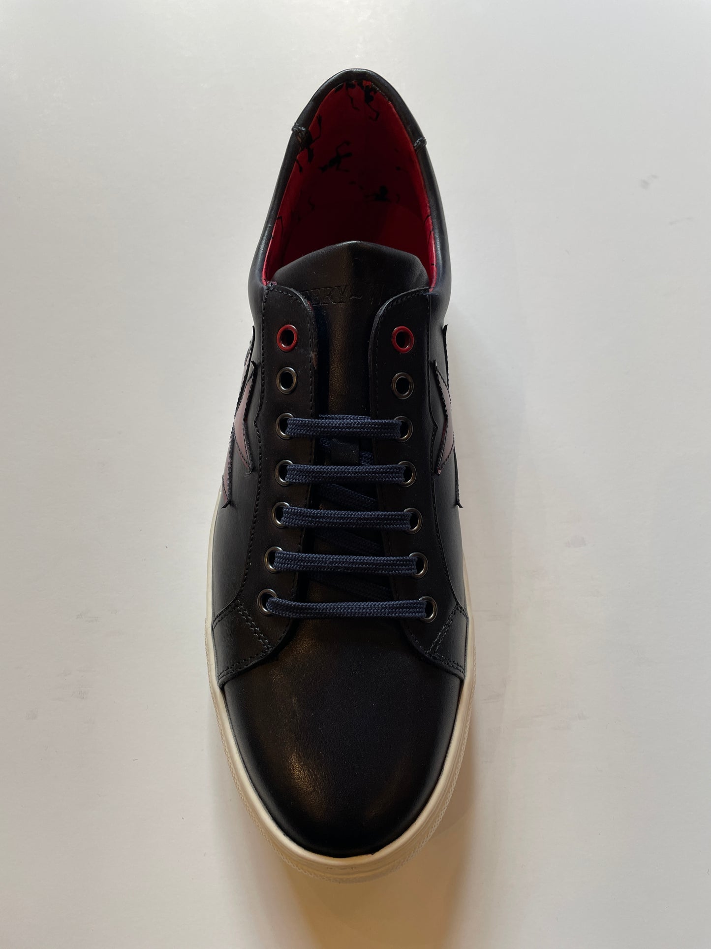 Jeffery West Apollo K573 Dark Blue Red Cross Trainer