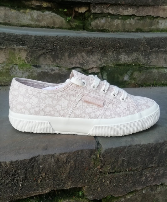 Superga Cotu White Avorio Pink Skin.