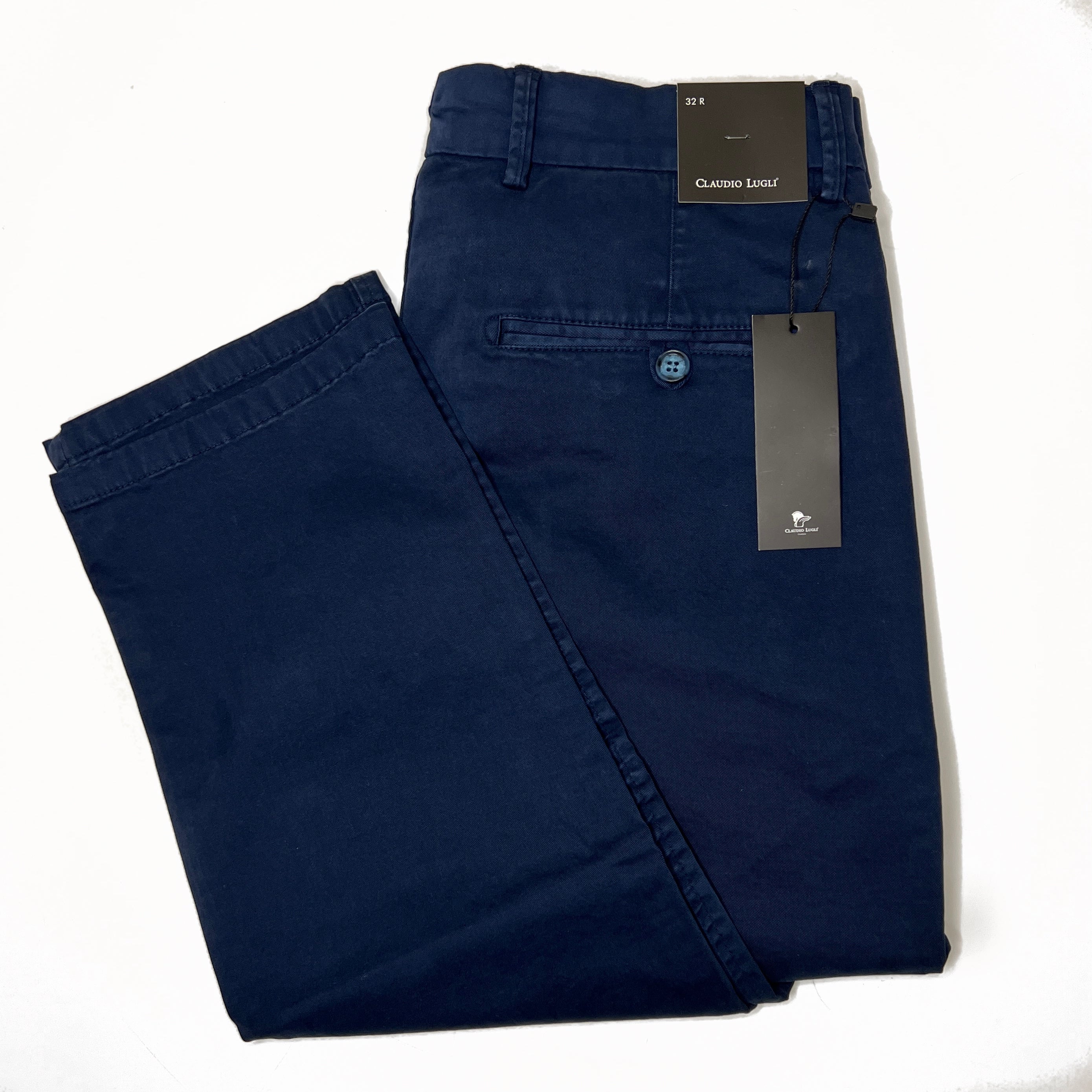 Blue online navy chinos