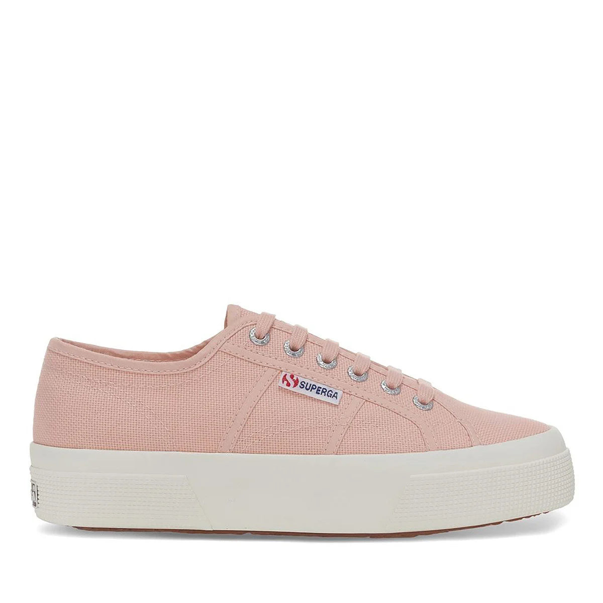 Superga Cotu Pink Blush Platform 2740 Canvas Trainer. Only size 3.5 left