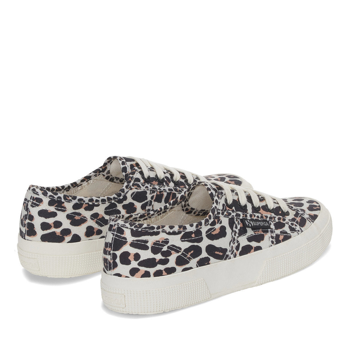 Superga Cotu 2750 Light Beige Leopard Print Canvas. Only size 3.5 left