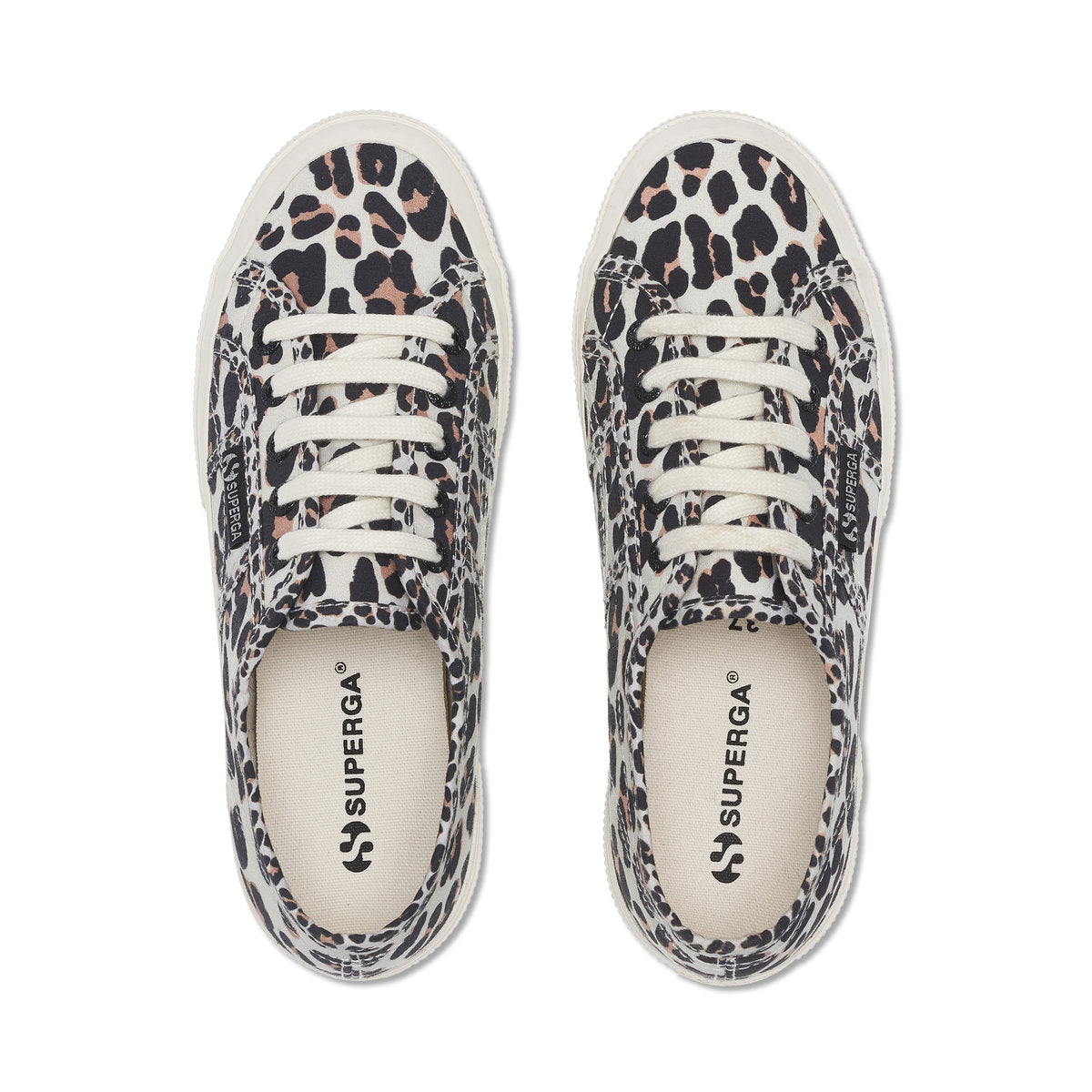 Superga Cotu 2750 Light Beige Leopard Print Canvas. Only size 3.5 left