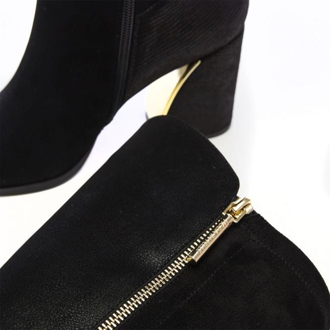 Moda In Pelle Tigerlily Black Long Heeled Boot. Only size 3 and 5 left