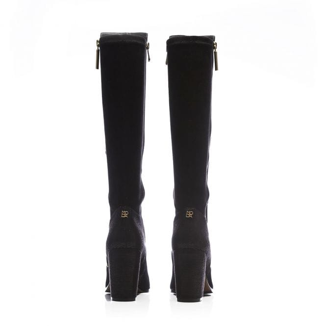 Moda In Pelle Tigerlily Black Long Heeled Boot. Only size 3 and 5 left