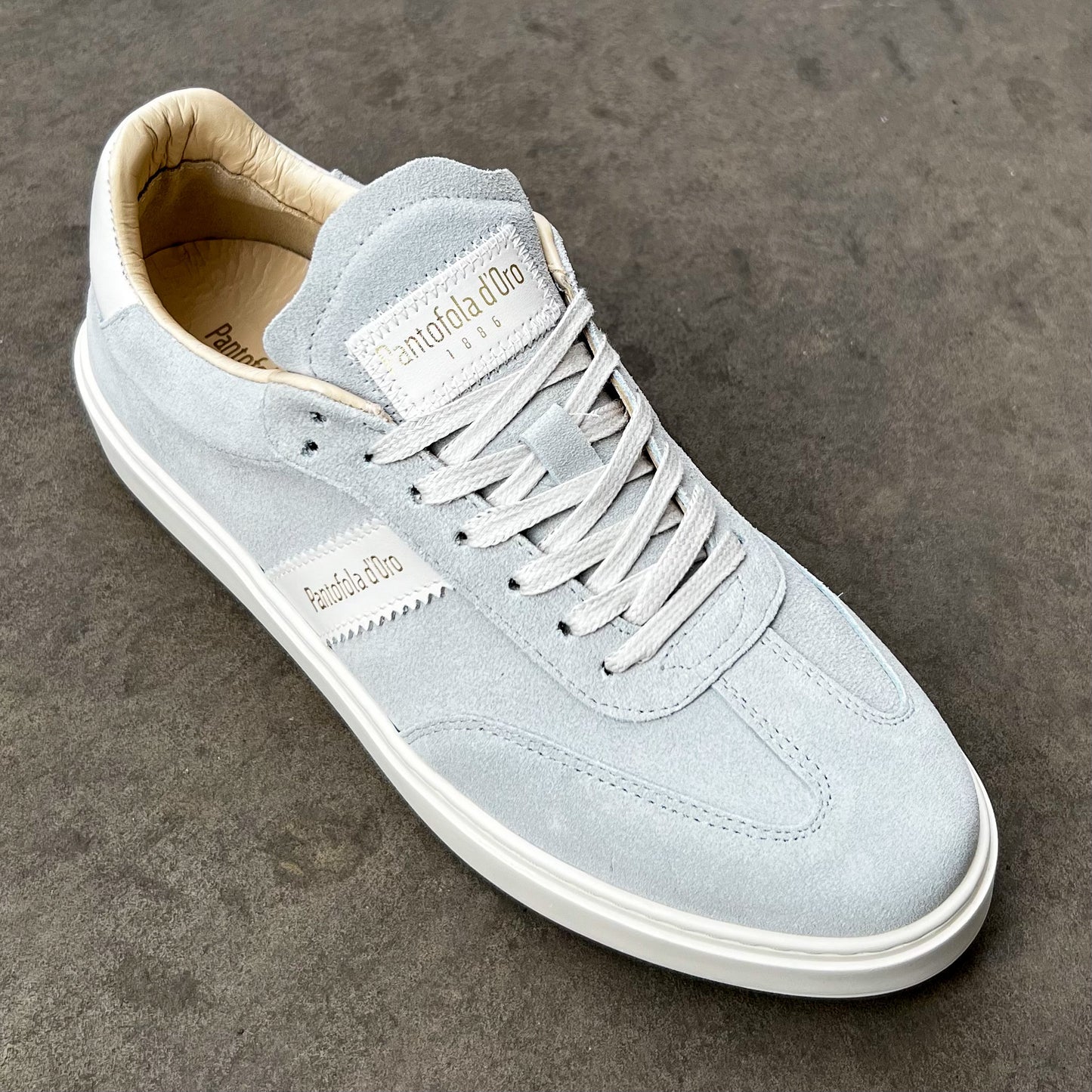 Argentario Vitello Suede Grigio