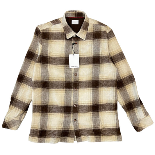 Brown Check Flannel Overshirt