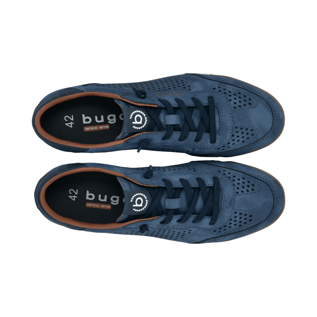 Bugatti Navy Elasticated Lace Sneaker