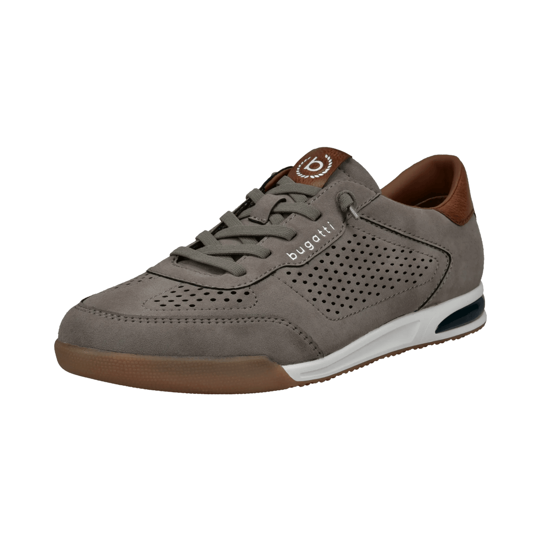 Bugatti Taupe Elasticated Lace Sneaker