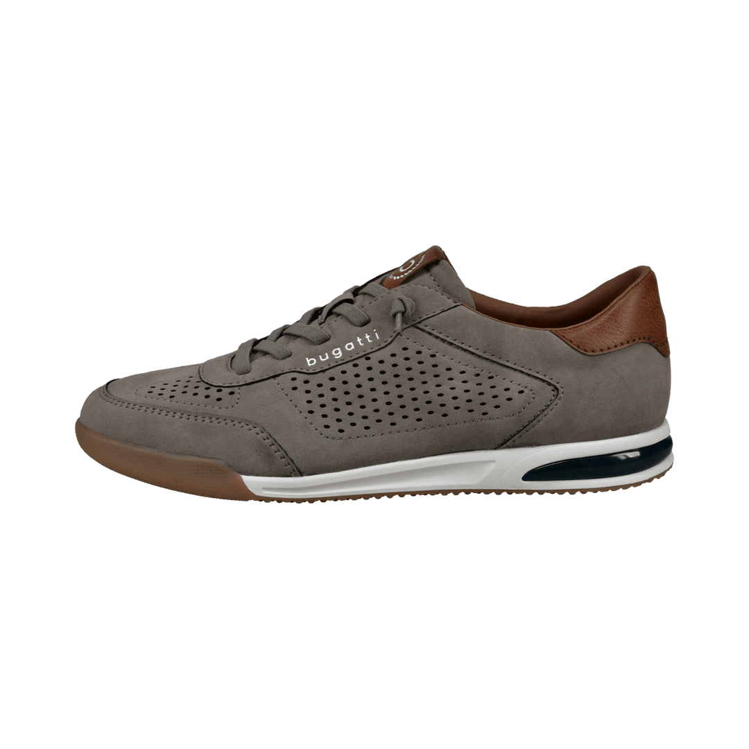 Bugatti Taupe Elasticated Lace Sneaker