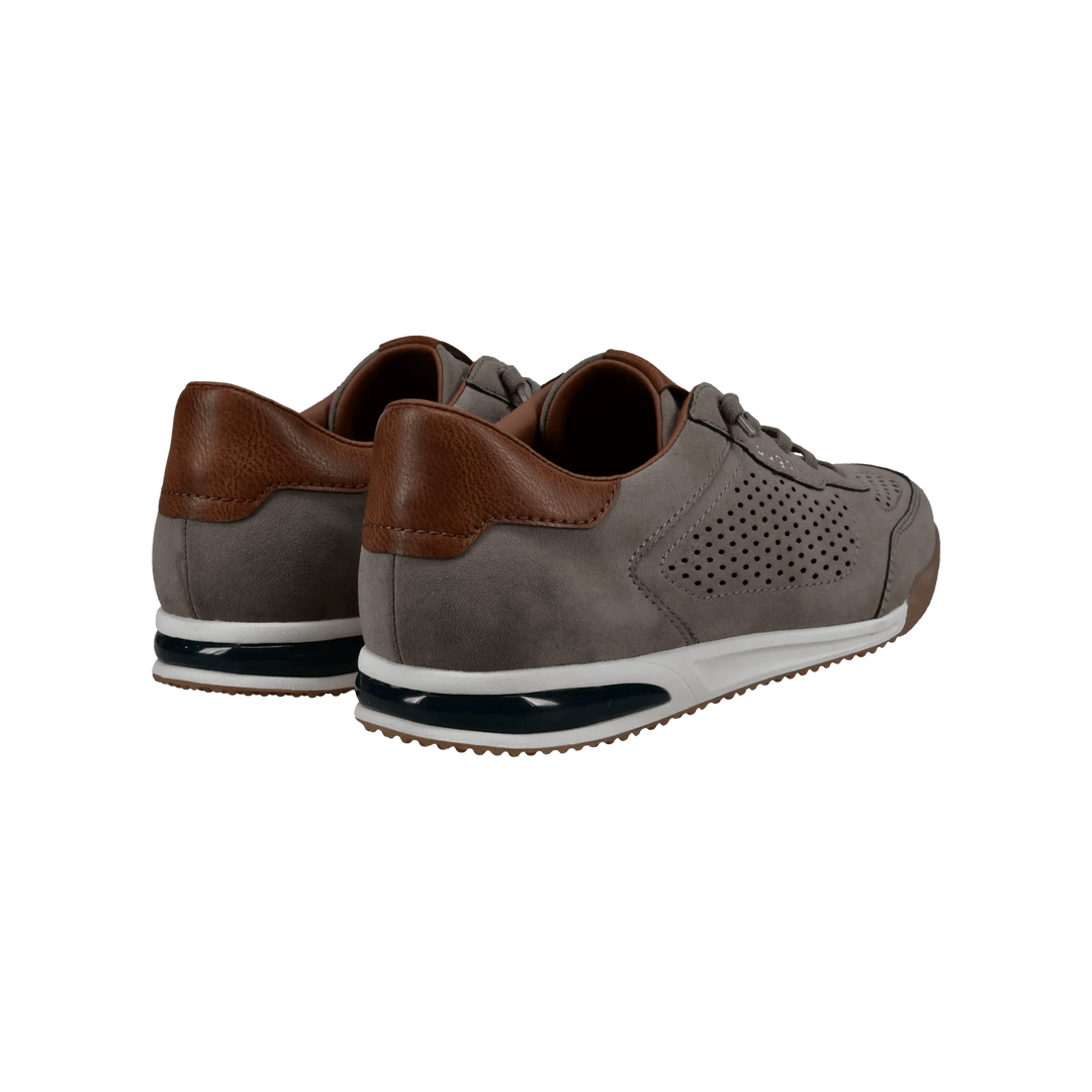 Bugatti Taupe Elasticated Lace Sneaker