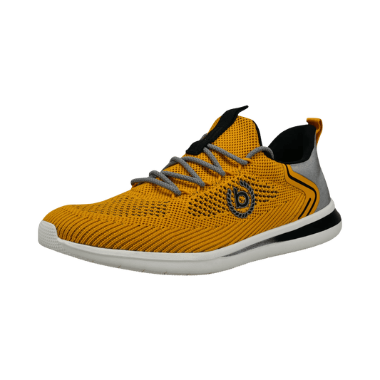 Bugatti Yellow/Grey Elasticated Lace Sneaker