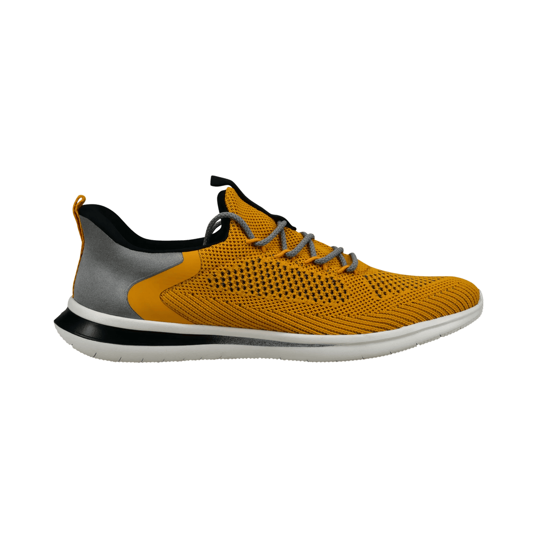 Bugatti Yellow/Grey Elasticated Lace Sneaker