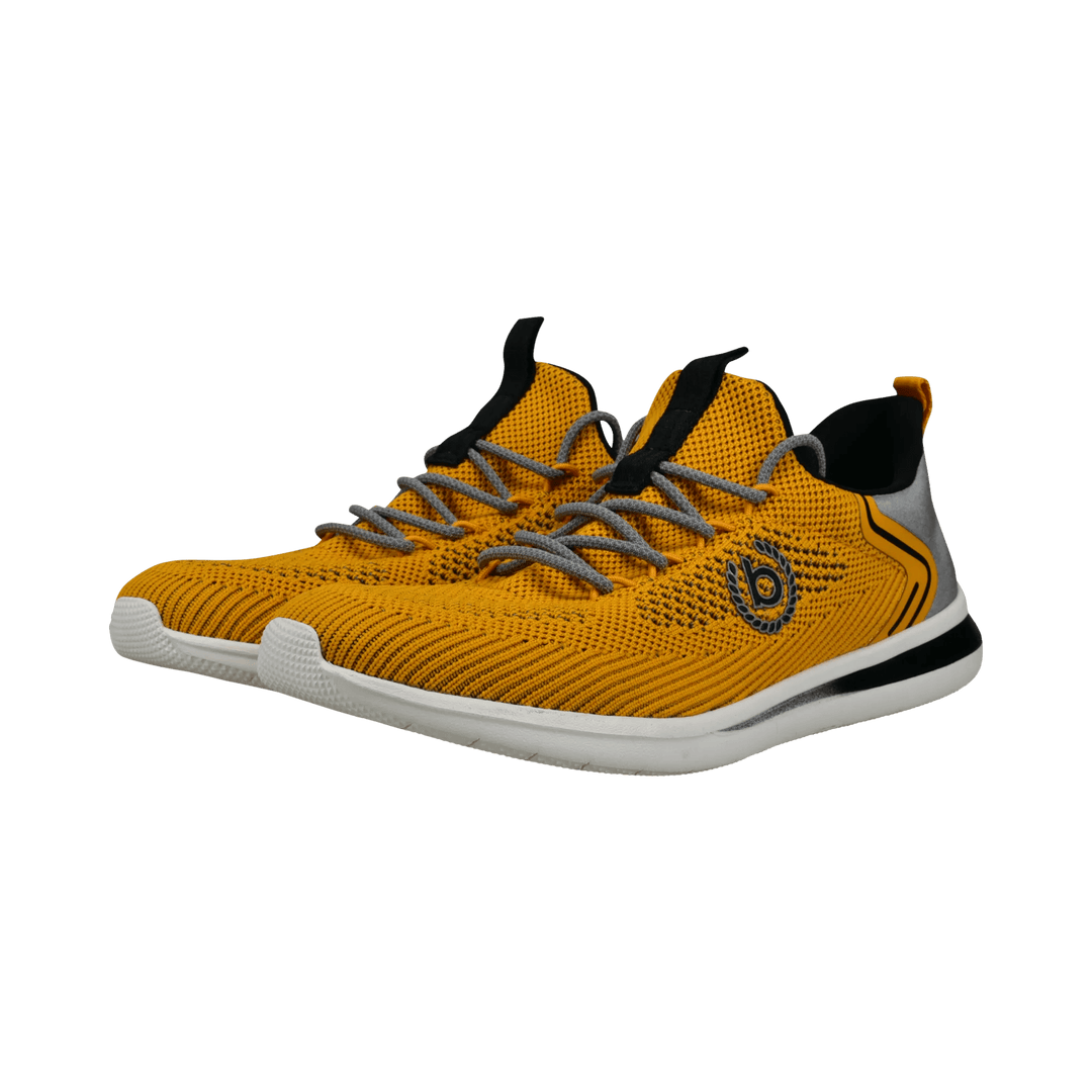 Bugatti Yellow/Grey Elasticated Lace Sneaker