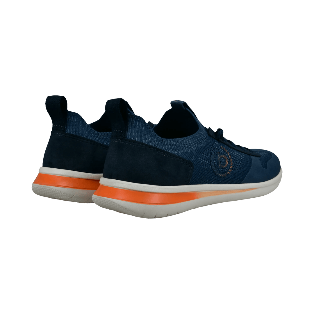 Bugatti Navy Lightweight Elasticated Lace Sneaker