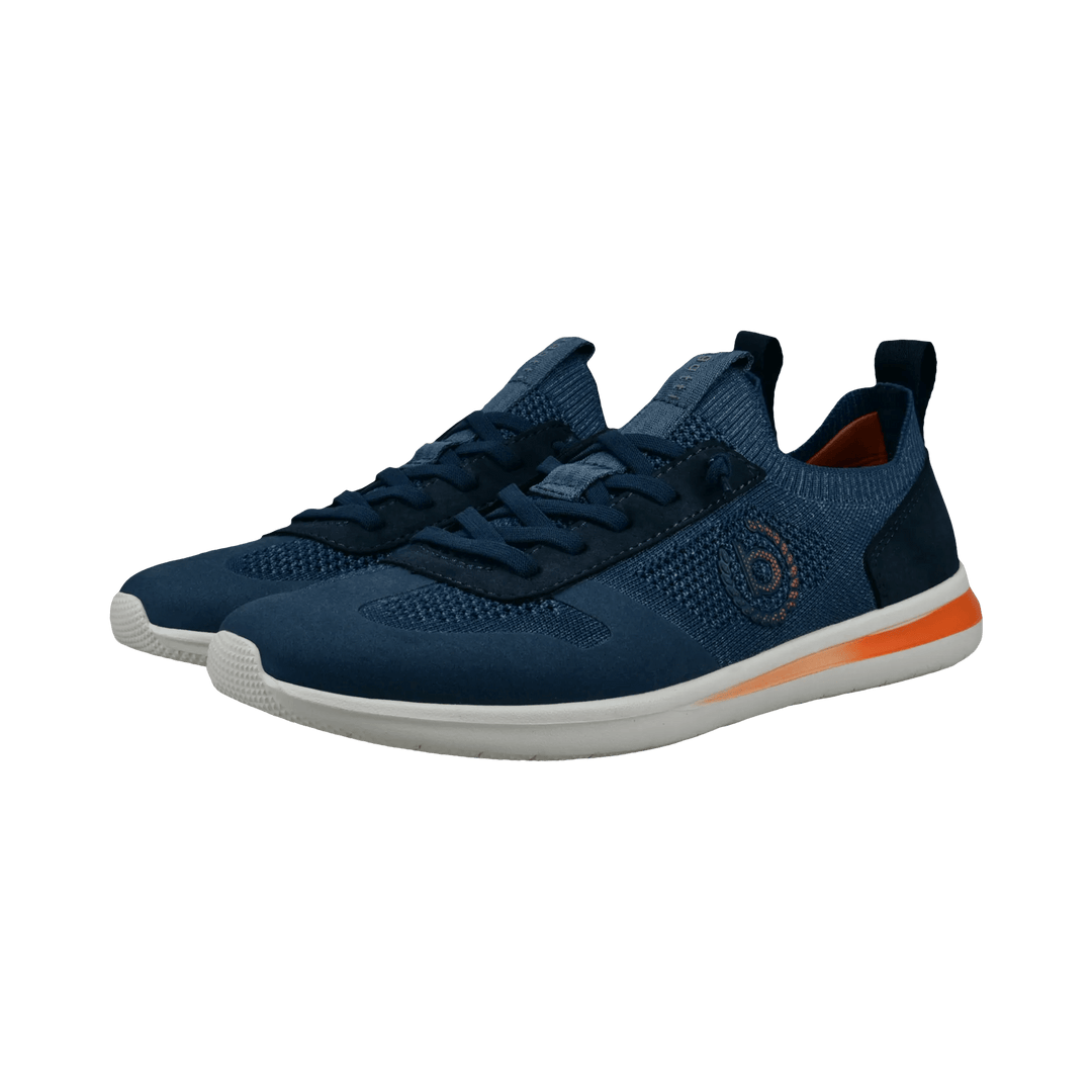 Bugatti Navy Lightweight Elasticated Lace Sneaker