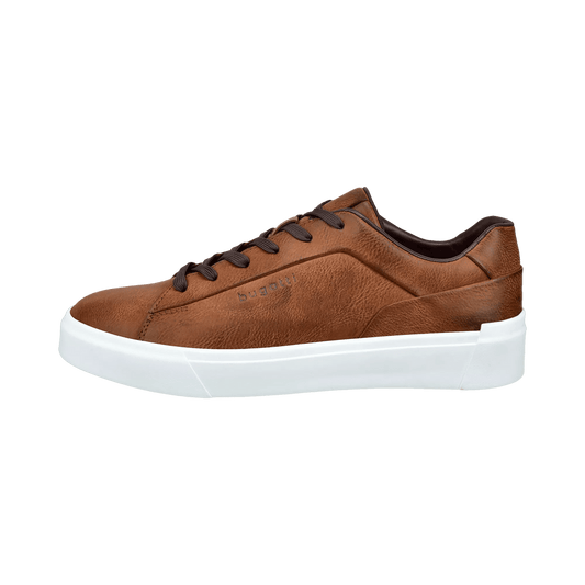Gunter Lace Up Leather Sneaker Cognac