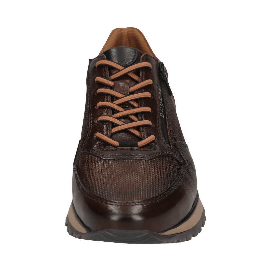 Philip Lace Up Leather Trainer Brown