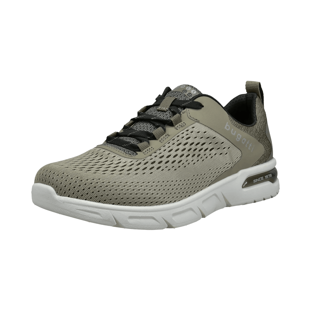 Bugatti Green Elasticated Lace Sneaker