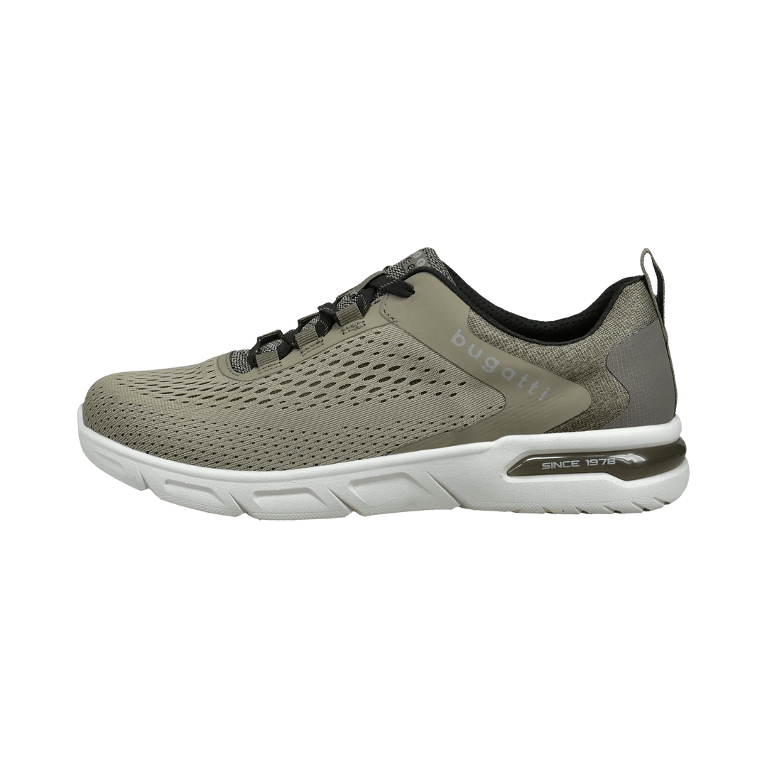 Bugatti Green Elasticated Lace Sneaker