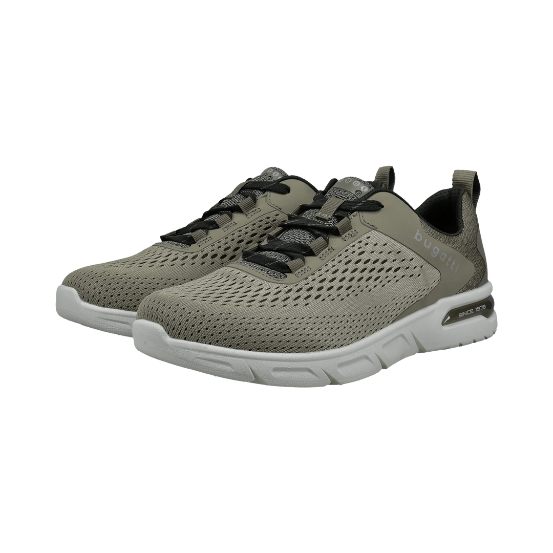 Bugatti Green Elasticated Lace Sneaker