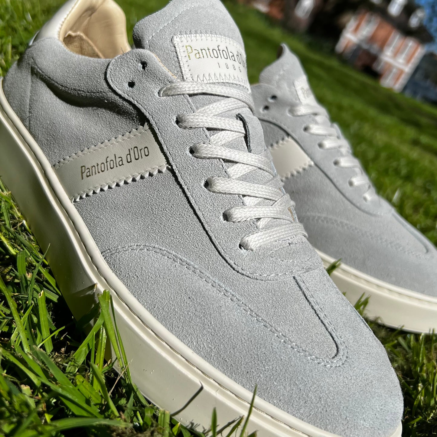 Argentario Vitello Suede Grigio