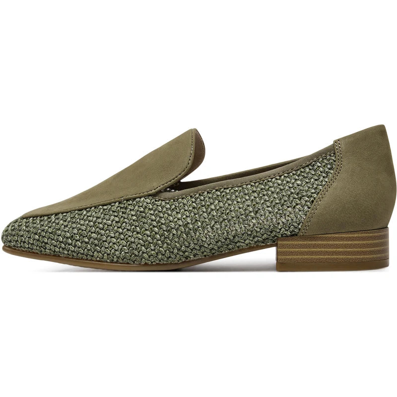 Caprice Cactus Green Loafer.