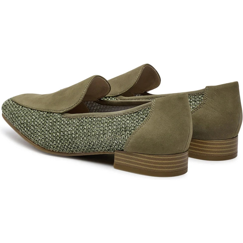 Caprice Cactus Green Loafer. Only 4 left