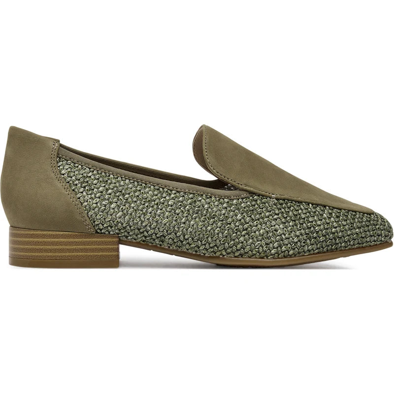 Caprice Cactus Green Loafer.