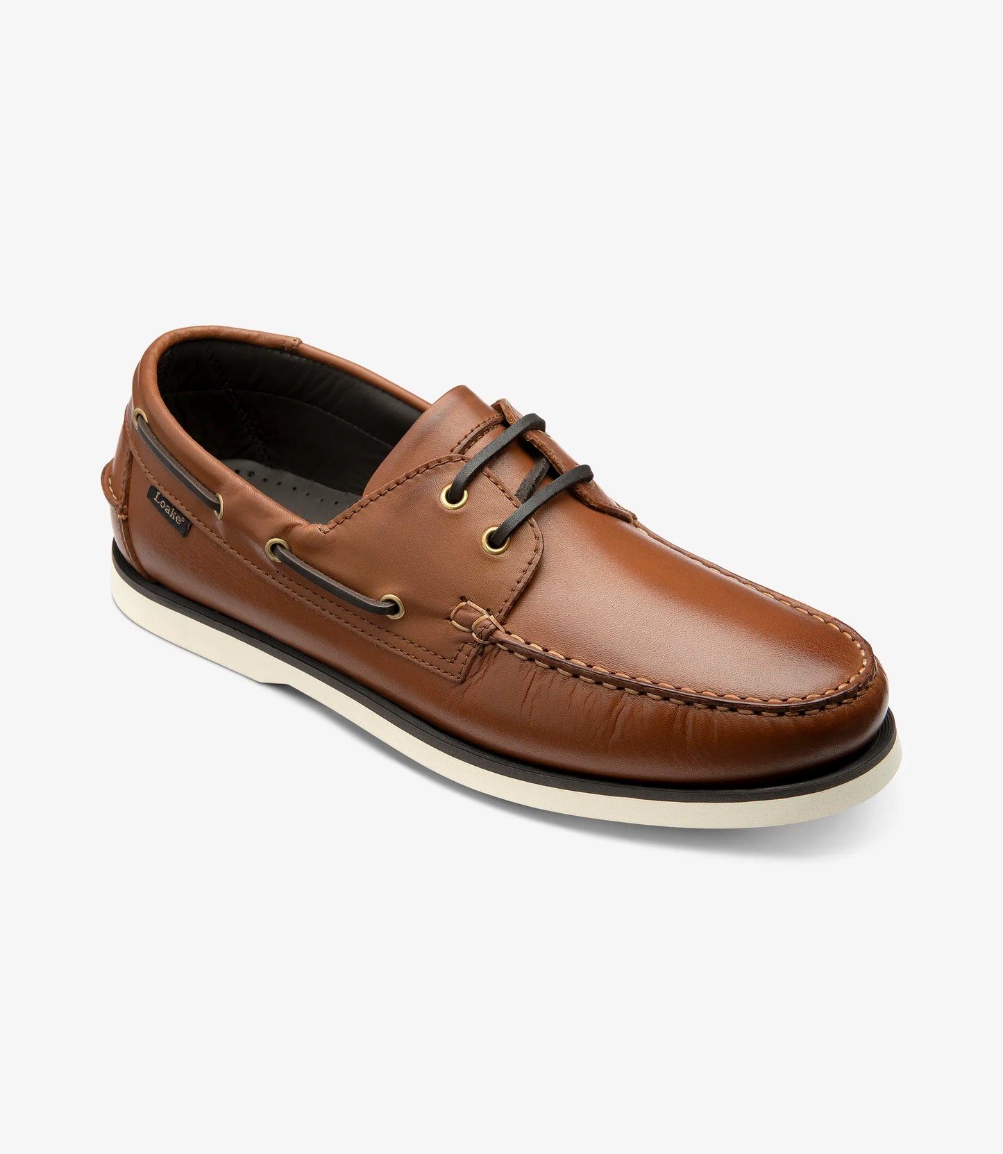 528 Cedar Calf Leather Boat Shoe
